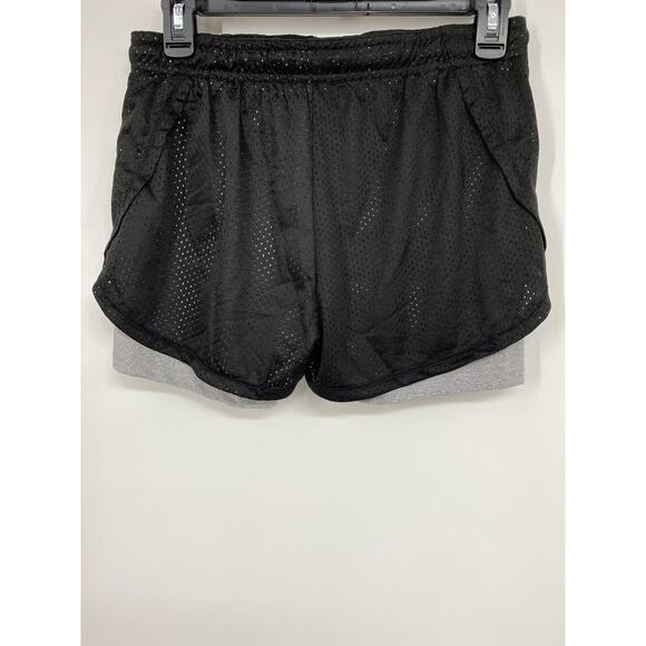 Level Eight Girls Black Gray Athletic Lined Shorts NEW Size XL - Picture 9 of 10